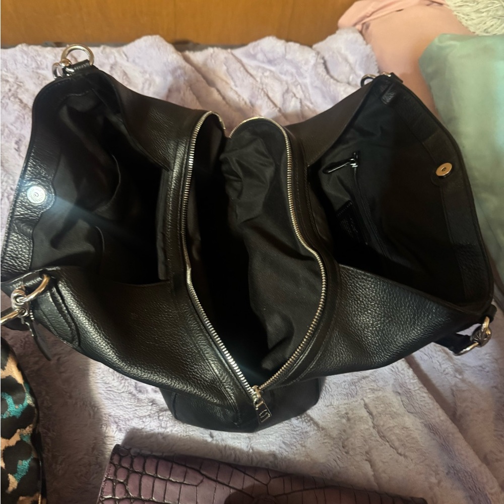 Coach Black Leather Hobo Bag - Picture 2 of 7